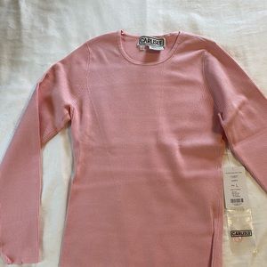 Pink Cowell neck sweater